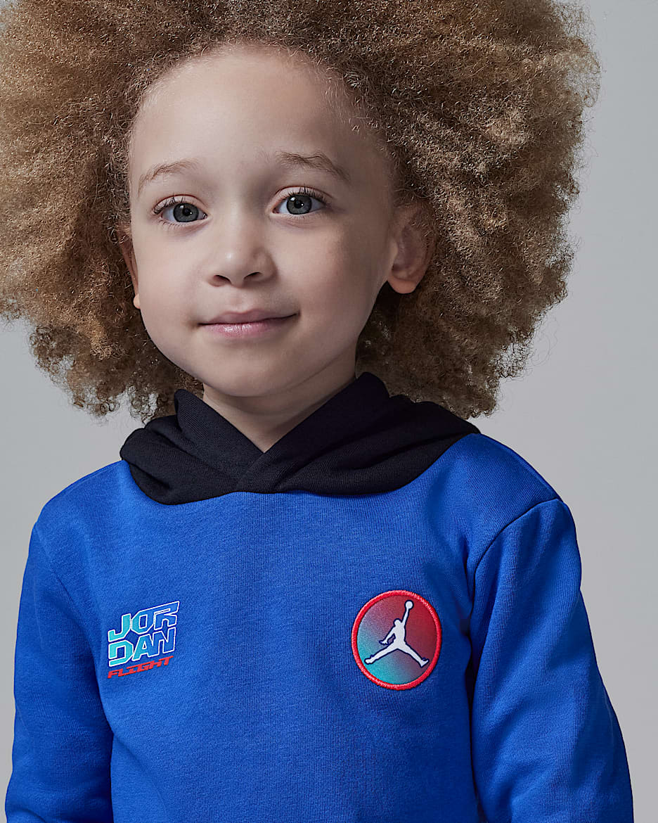 Jordan MJ Moto Toddler 2 Piece Fleece Pullover Hoodie Set. Nike UK